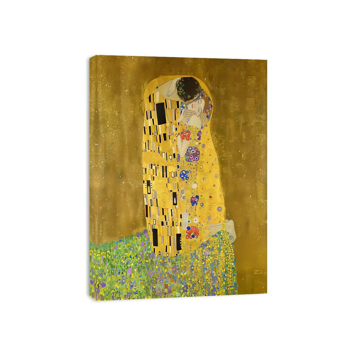 The Kiss by Gustav Klimt  Painting
