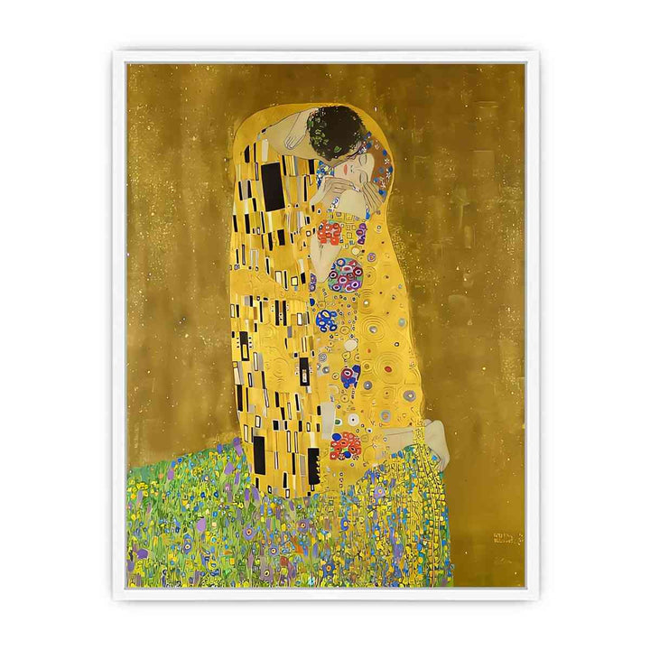 The Kiss by Gustav Klimt Framed Print