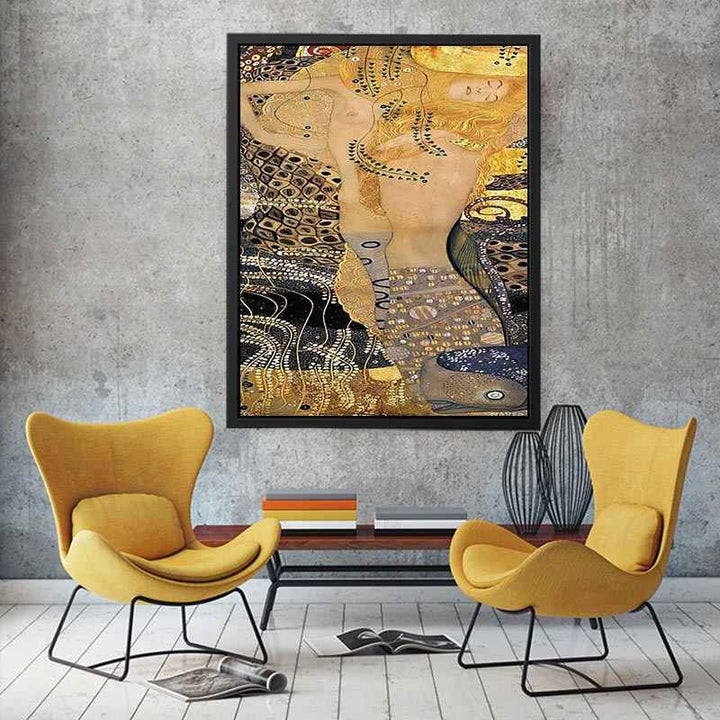 Water Serpents I  Painting