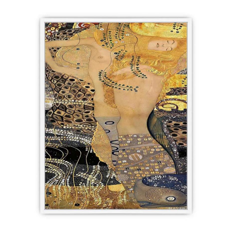 Water Serpents I Framed Print
