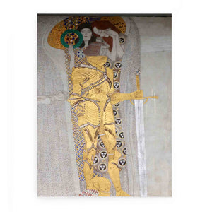 Yearning for Happiness Detail from Bethoven Frieze 1905
