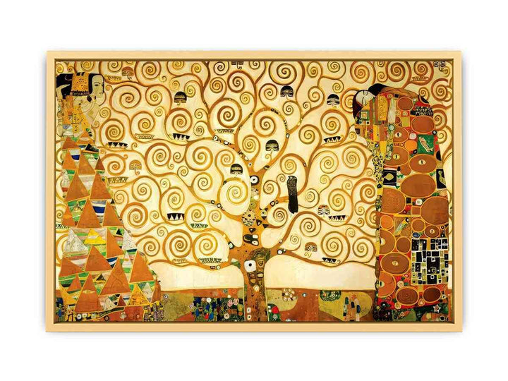 The Tree of Life by Gustav Klimt Streched canvas