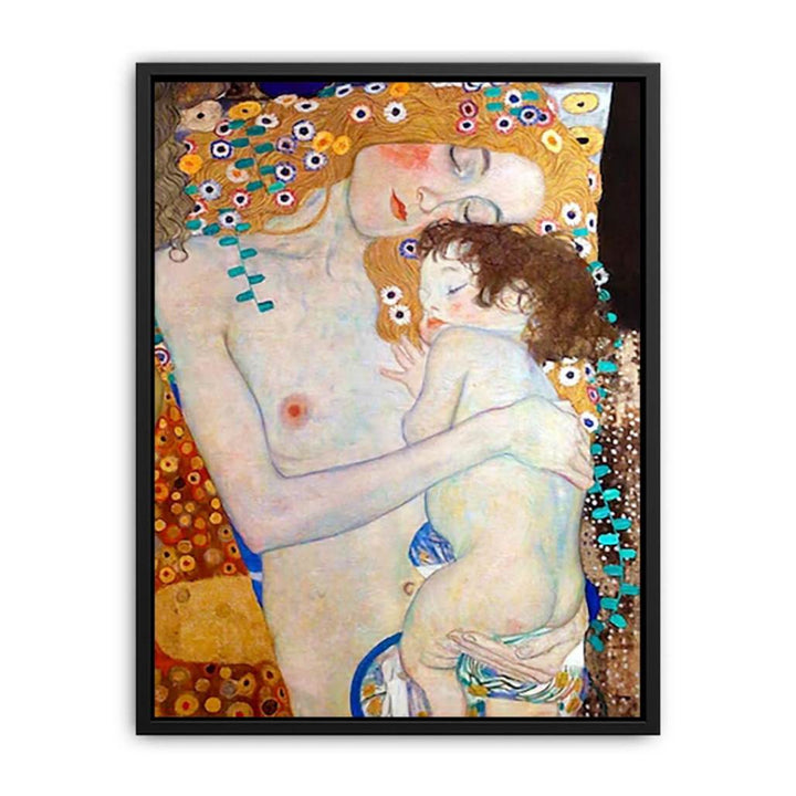 Mother and Child by Gustav Klimt Canvas Print
