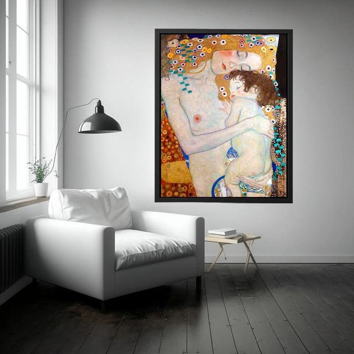 Mother and Child by Gustav Klimt Painting