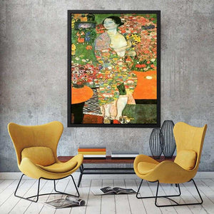 The Dancer by Gustav Klimt Painting 
