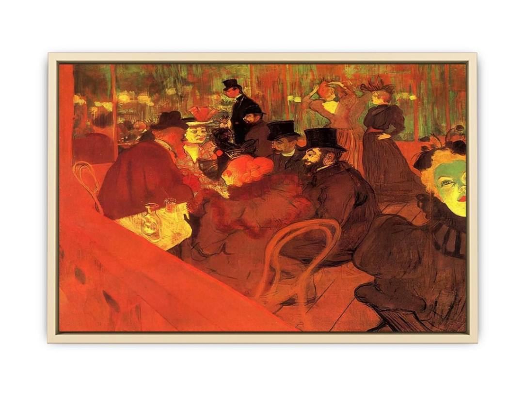 At The Moulin Rouge  Art Print