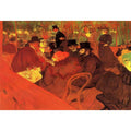 At The Moulin Rouge by Henri De Toulouse-Lautrec Painting 