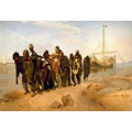 Barge Haulers on the Volga by Ilya Efimovich Efimovich Repin