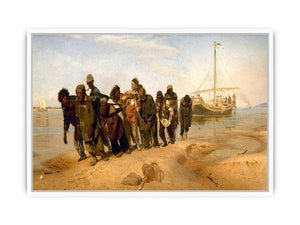 Barge Haulers on the Volga Framed Print