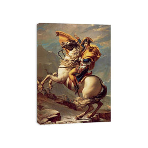 Napoleon Crossing the Alps by Jacques Louis David Painting 
