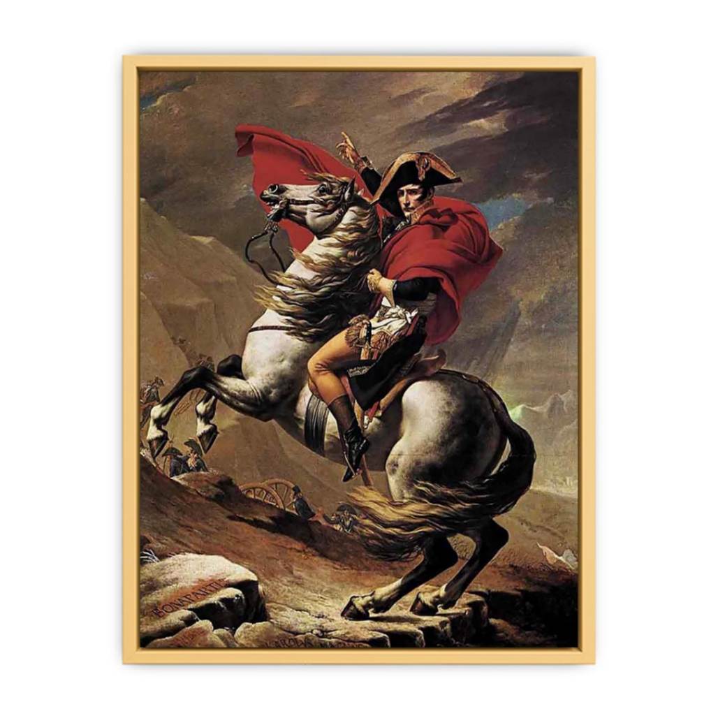 Napoleon at the St. Bernard Pass 1801 Streched canvas