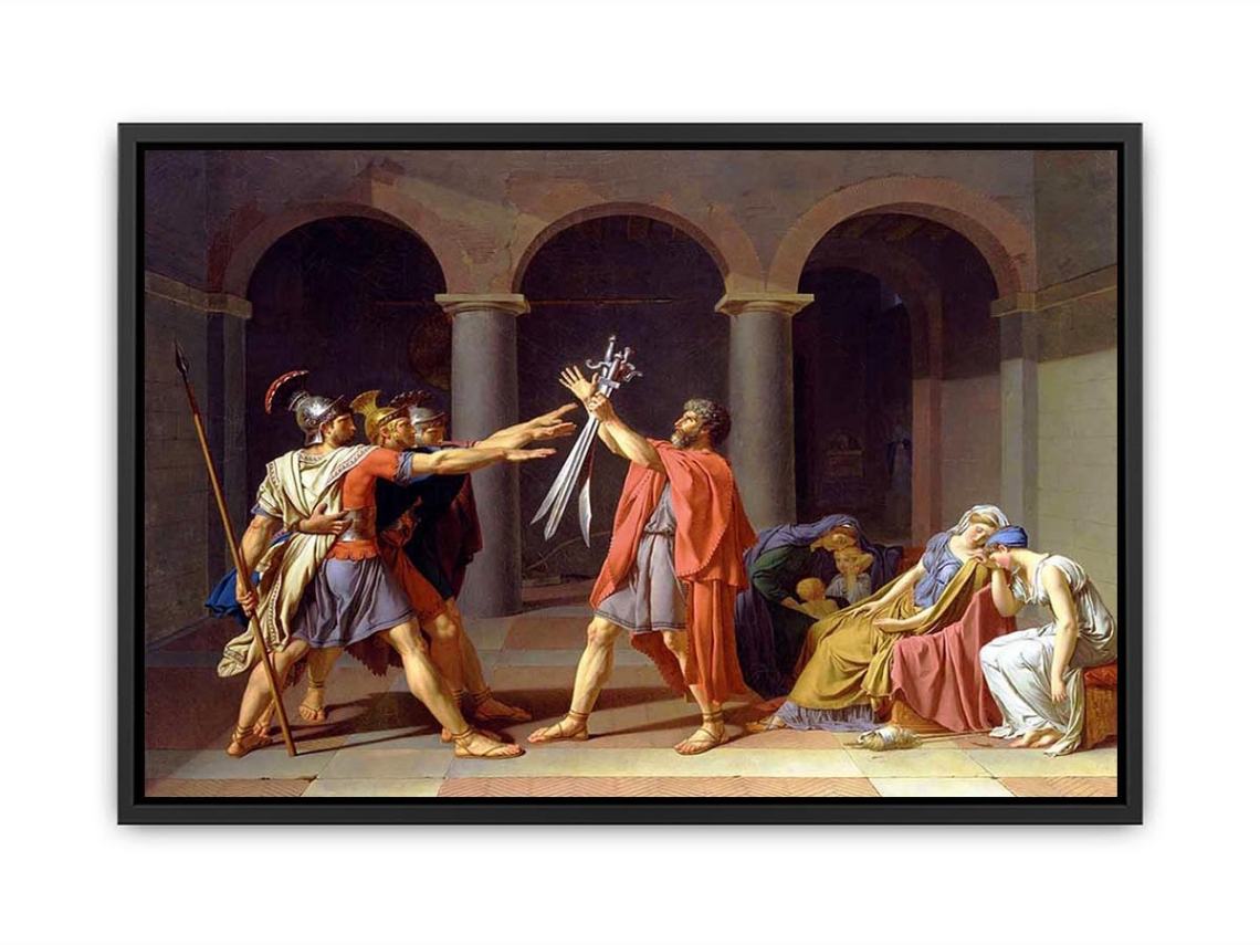 The Oath of the Horatii 1784 Canvas Print