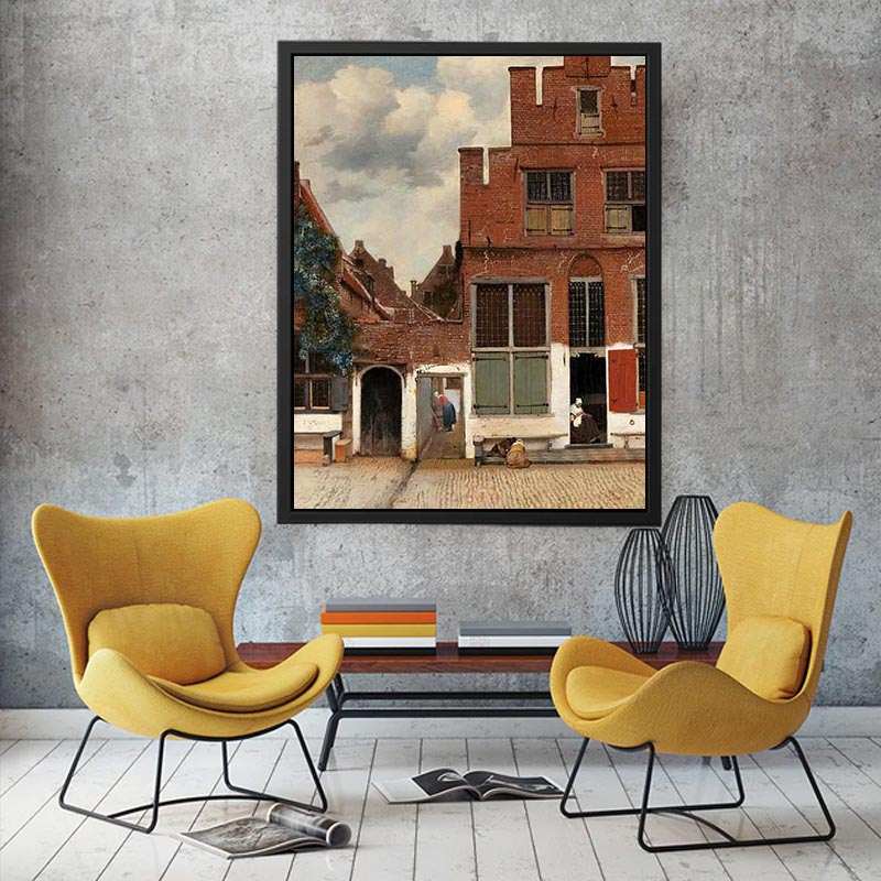 The Little Street (or Het Straatje) by Johannes Vermeer Painting 