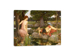Echo and Narcissus 1903 by John William Waterhouse Painting 
