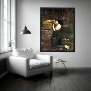 Pandora 1896 by John William Waterhouse Painting 
