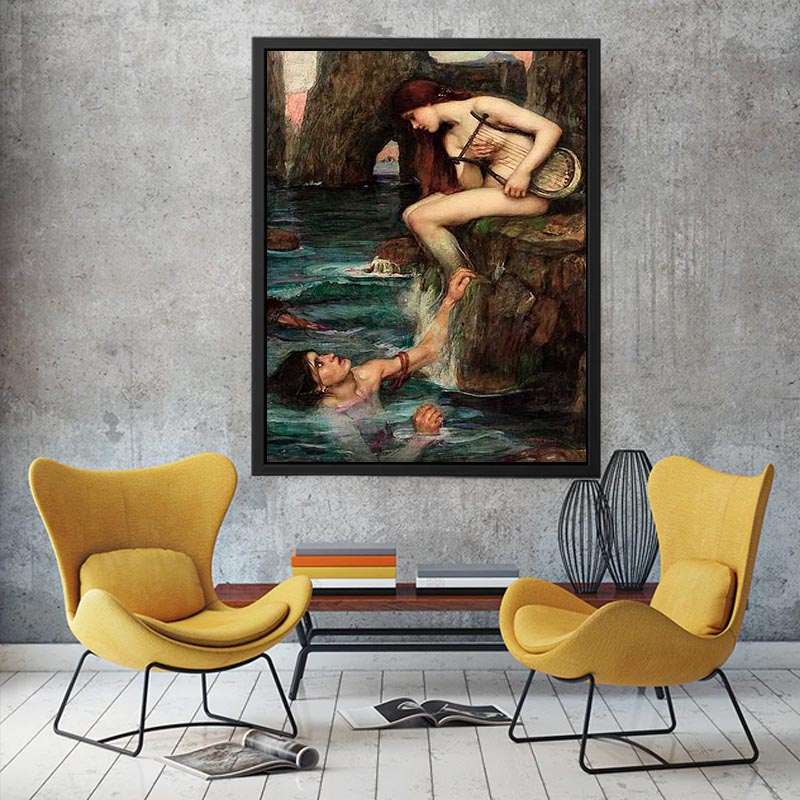 The Siren 1900 by John William Waterhouse Painting 