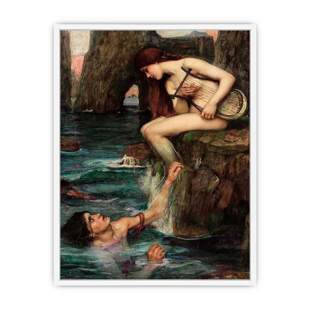 The Siren 1900 Framed Print