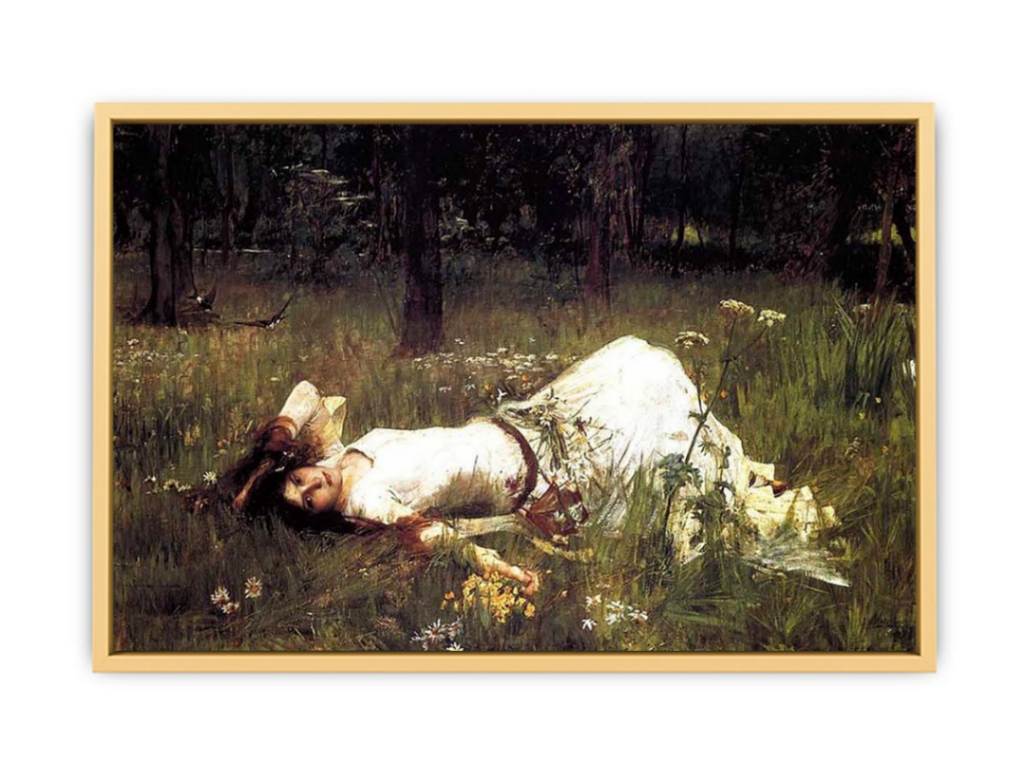 Ophelia 1889 Streched canvas