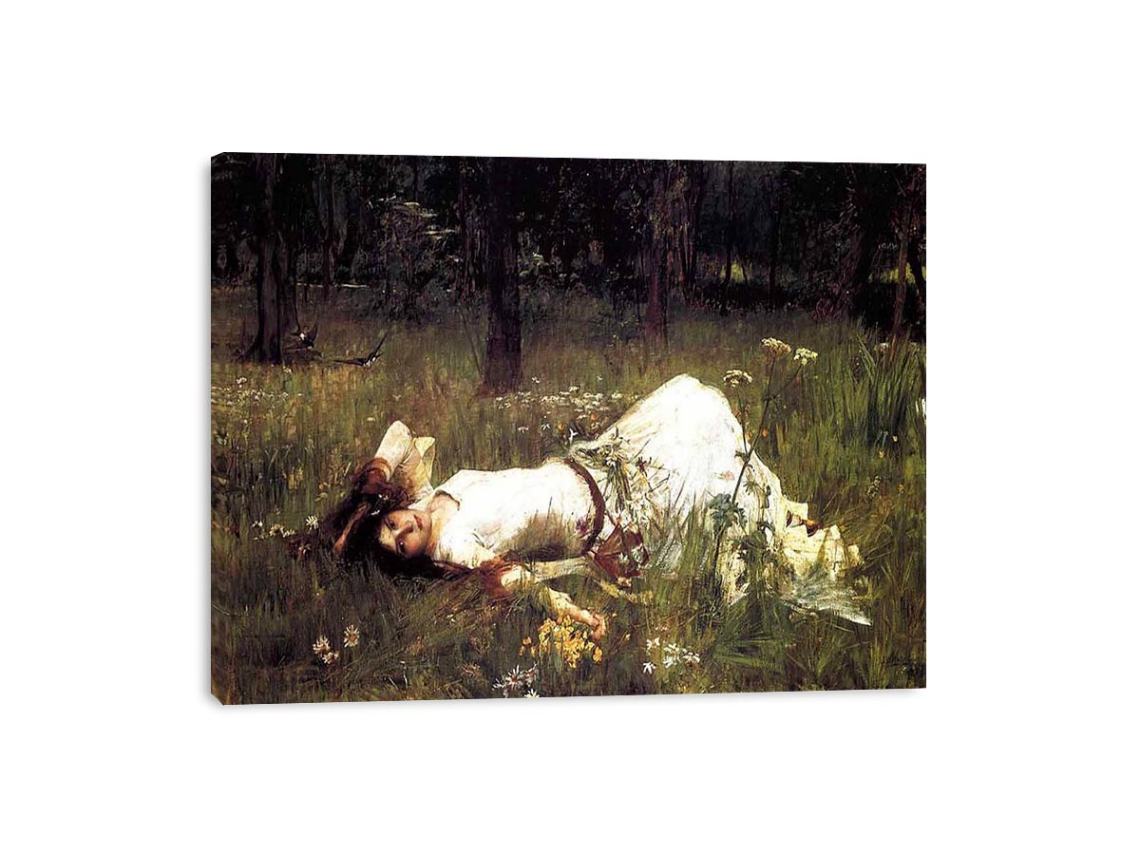 Ophelia 1889 by John William Waterhouse Painting 