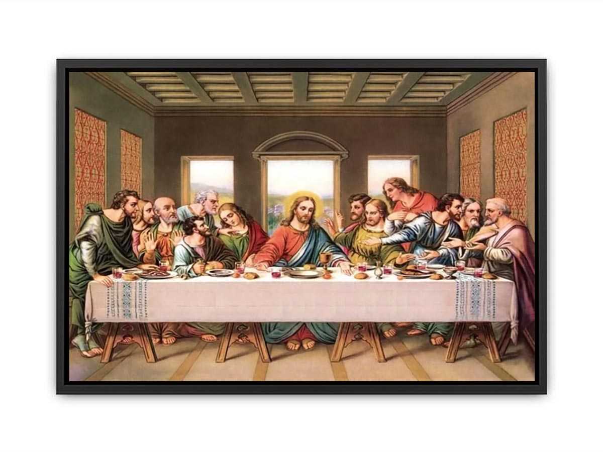The Last Supper Painting Canvas Print