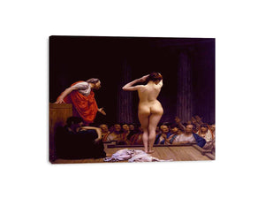 Selling Slaves in Rome by Jean-Léon Gérôme Painting 