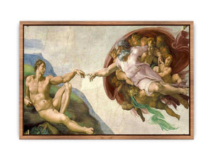 Creation of adam  by Michelangelo  Poster