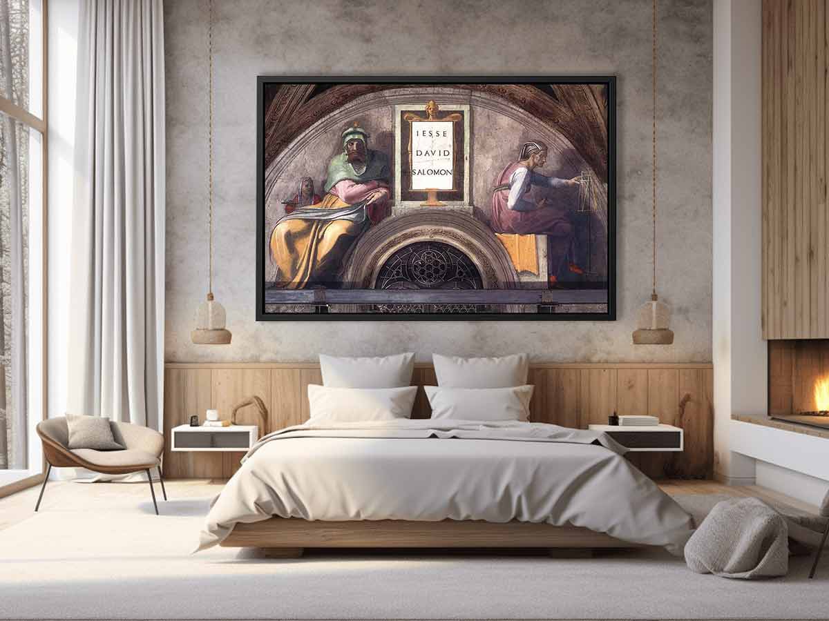 Lunette XI Jesse David And Solomon Sistine Chapel