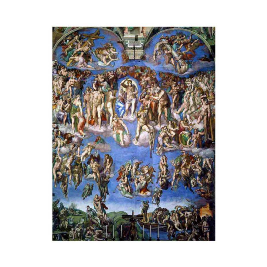 Last Judgment (1) 1537-41  by Michelangelo Buonarroti