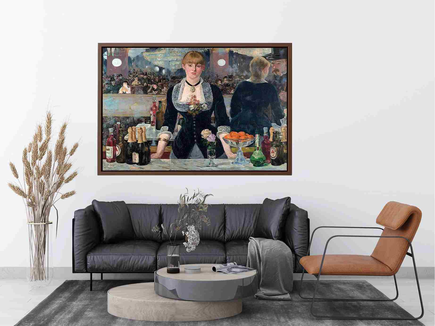 The Bar at the Folies Bergere 1882  by Edouard Manet Painting