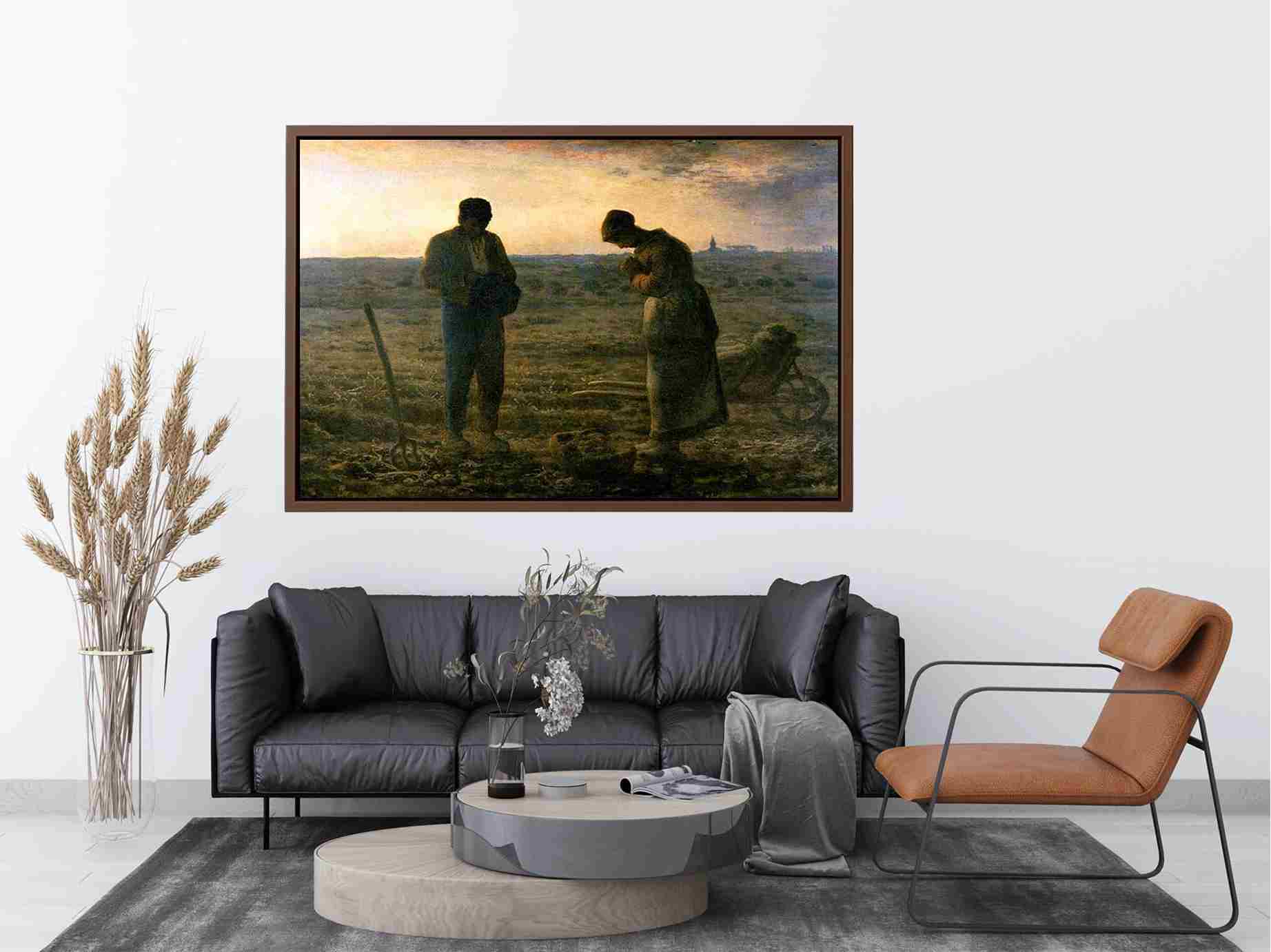 Angelus (Angelus Domini) by Jean-Francois Millet Painting 