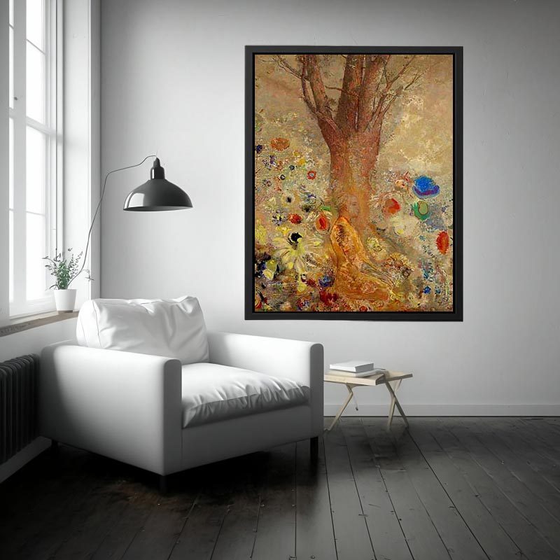 Buddha in His Youth by Odilon Redon Painting 