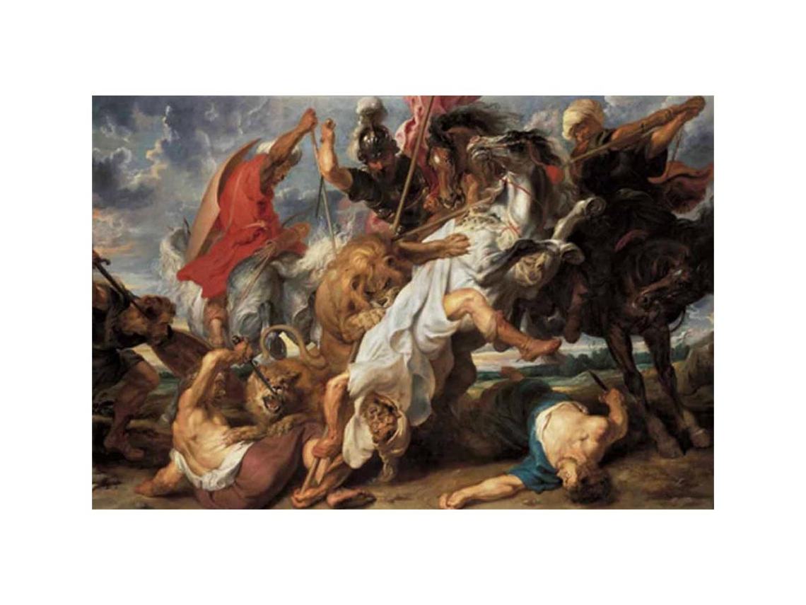 Lion Hunt c. 1621 by Peter Paul Rubens