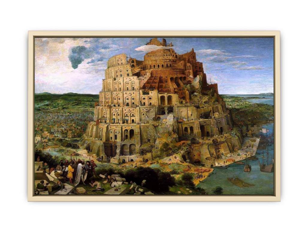 The Tower of Babel 1563  Art Print