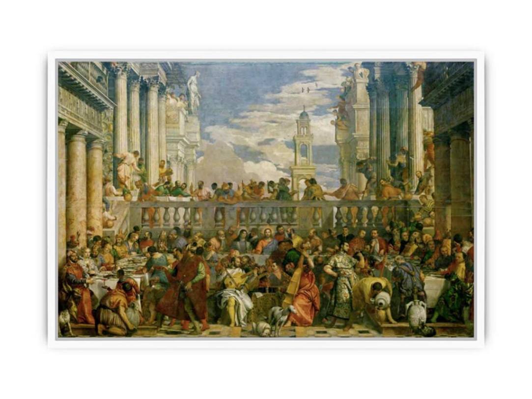 The Marriage Feast at Cana, c.1562 Framed Print