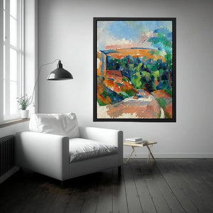 A Bend In The Road by Paul Cezanne Painting 