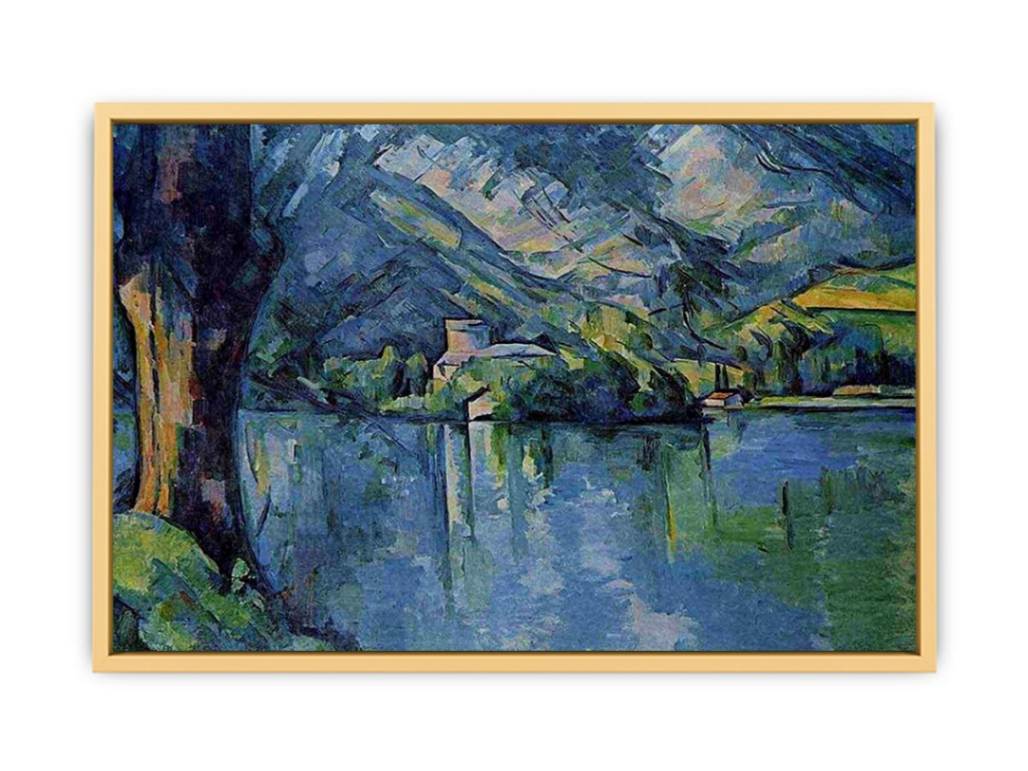 The Lac D Annecy Streched canvas