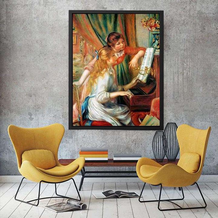 Girls At The Piano2  Painting