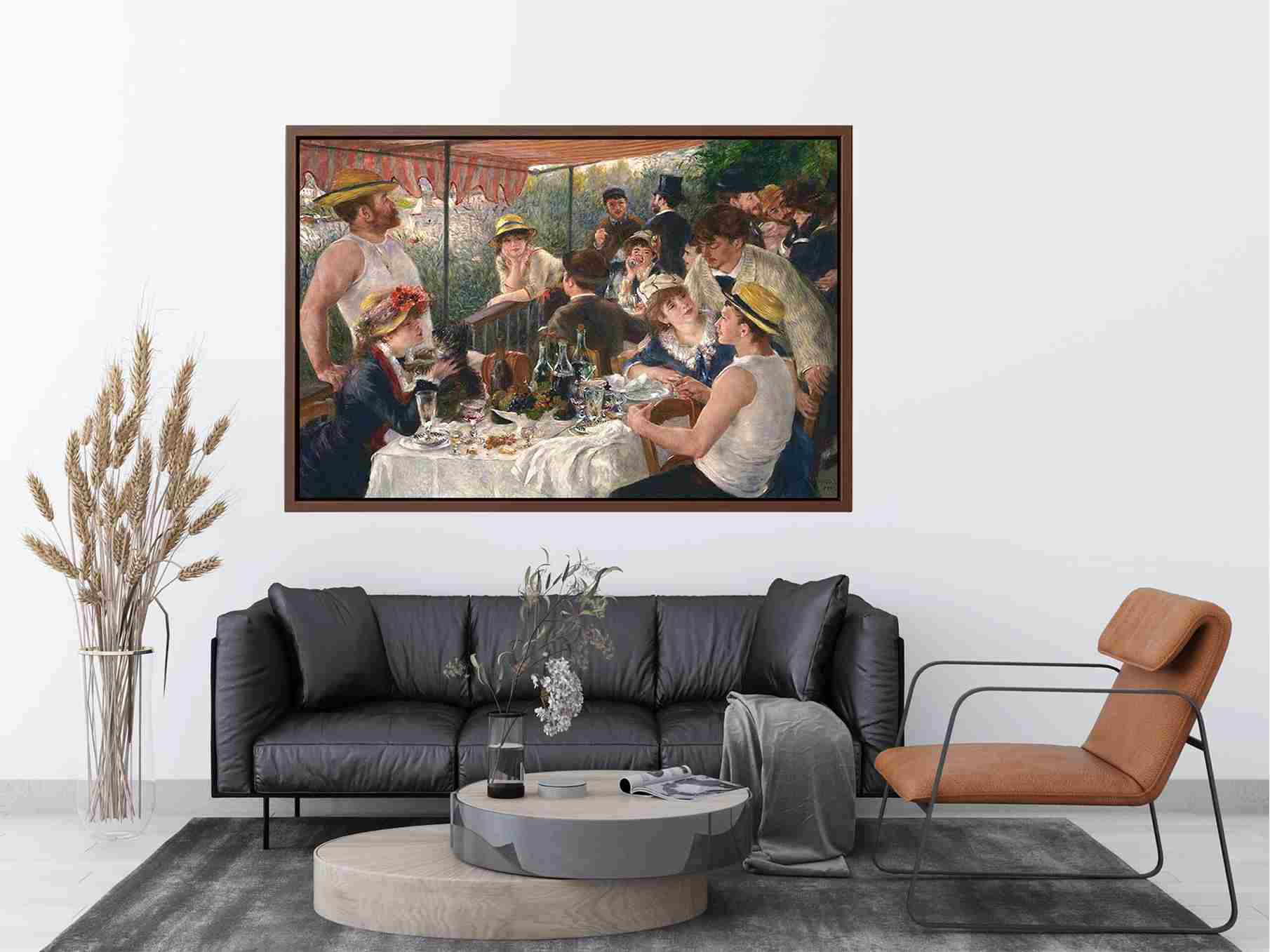 Luncheon Of The Boating Party by Pierre Auguste Renoir Painting