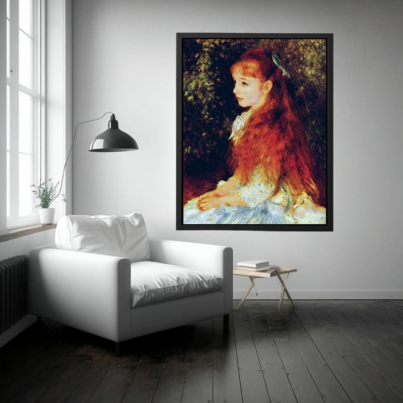 Irene Cahen D Anvers  -  Little Irene by Pierre-Auguste Renoir Painting