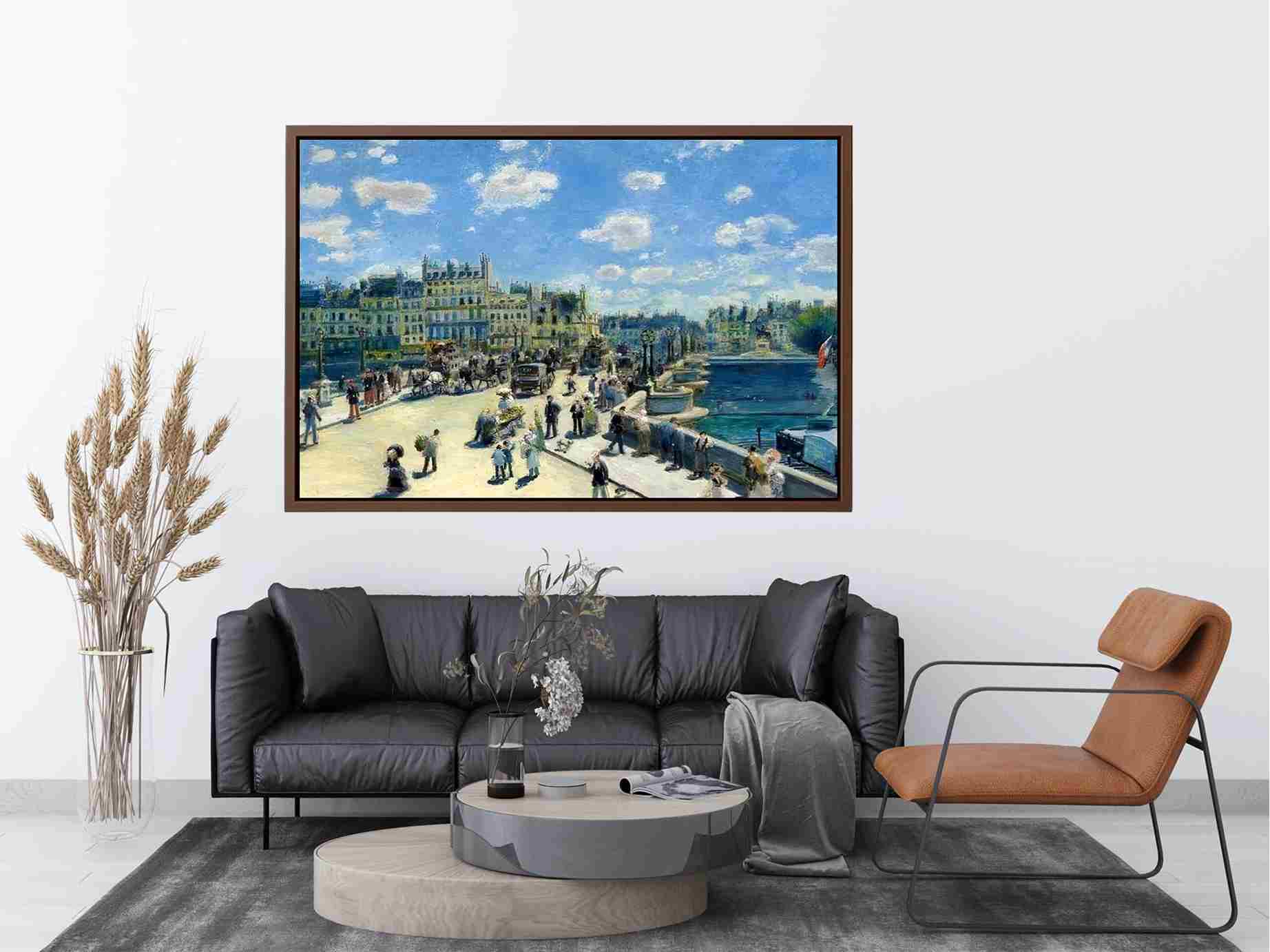 Le Pont Neuf Paris by Pierre Auguste Renoir Painting 