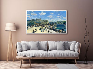 Le Pont Neuf Paris by Pierre Auguste Renoir Painting 