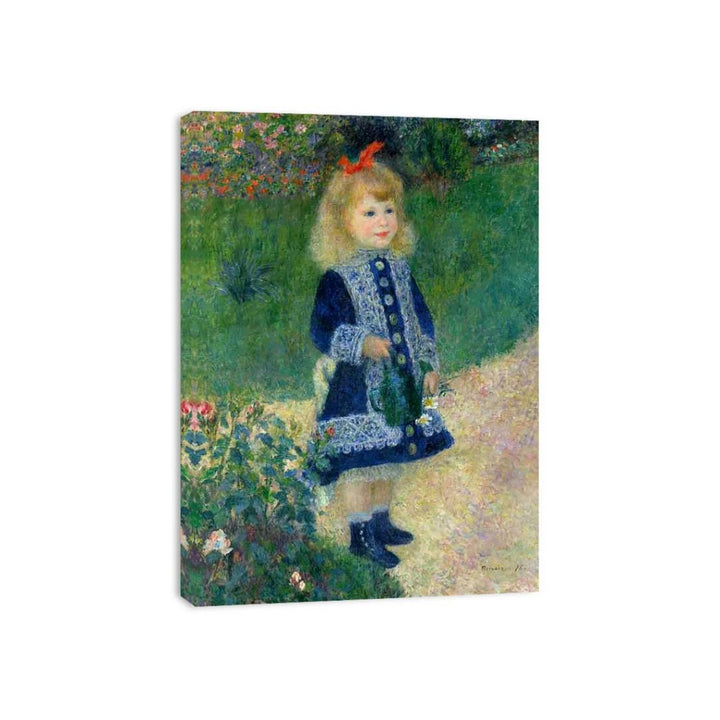 A Girl with a Watering Can  Painting