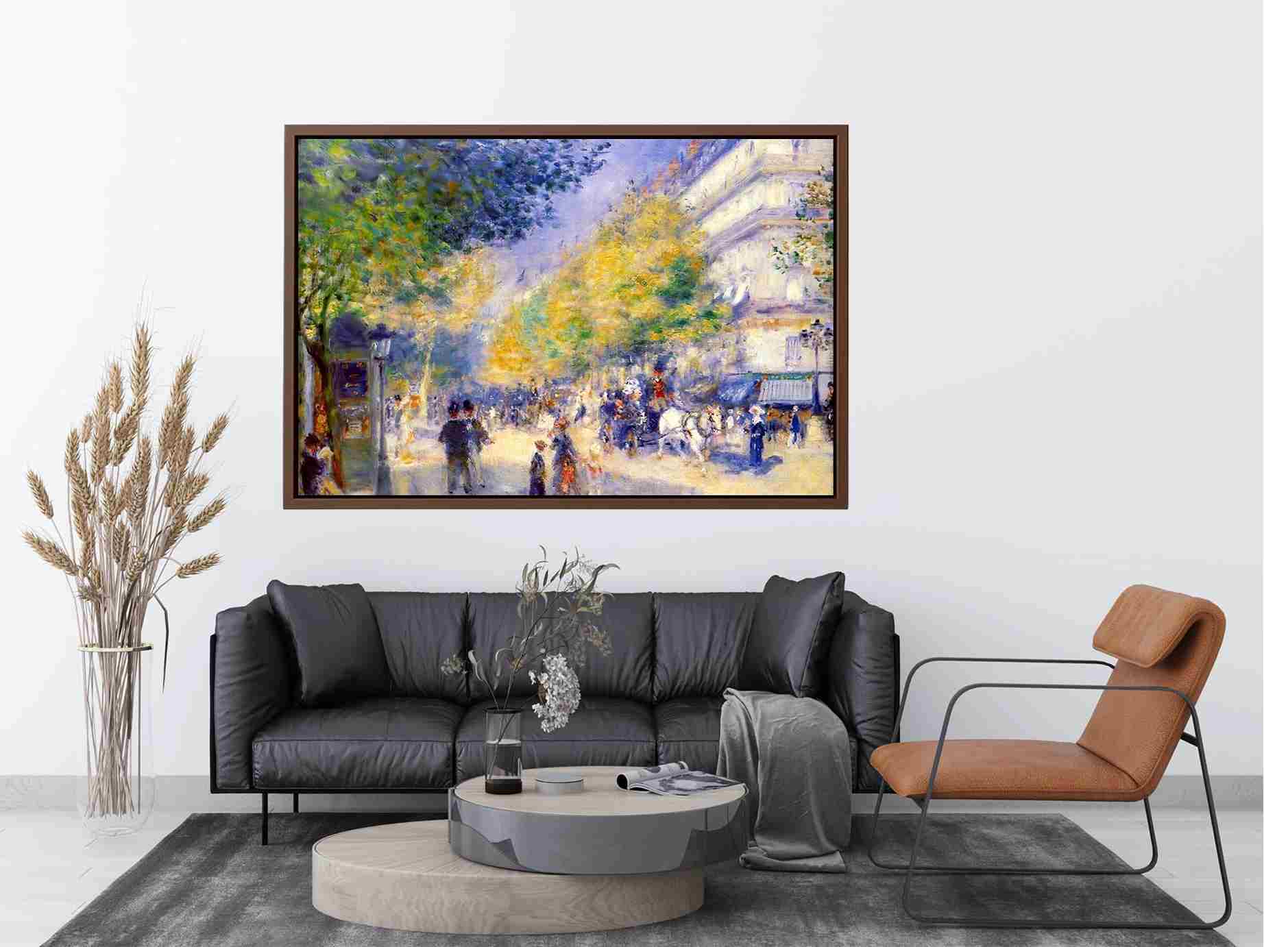 The Great Boulevards by Pierre Auguste Renoir Painting 