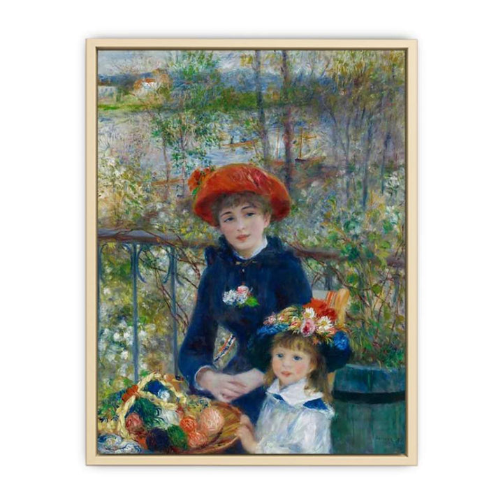 Two Sisters Aka On The Terrace  Art Print