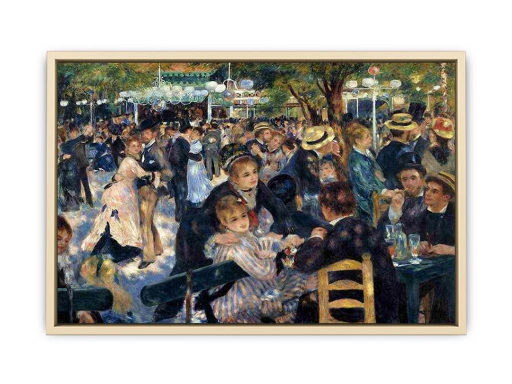Dance At The Moulin De La Galette  Art Print