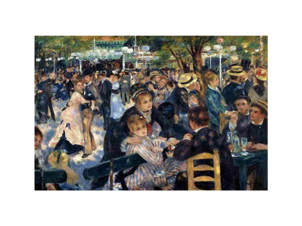Dance At The Moulin De La Galette by Pierre Auguste Renoir