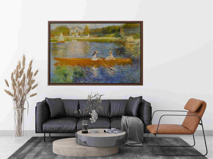 The Seine At Asnieres Aka The Skiff Painting