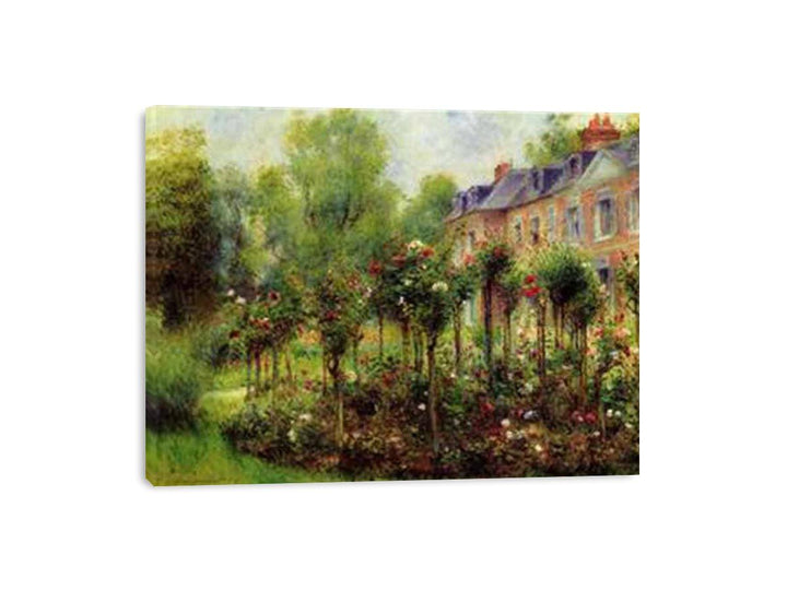 The Rose Garden At Wargemont  Painting