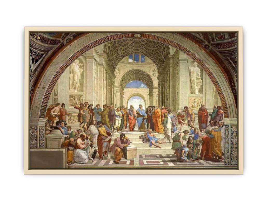 The School of Athens (from the Stanza della Segnatura) 1510-11  Art Print