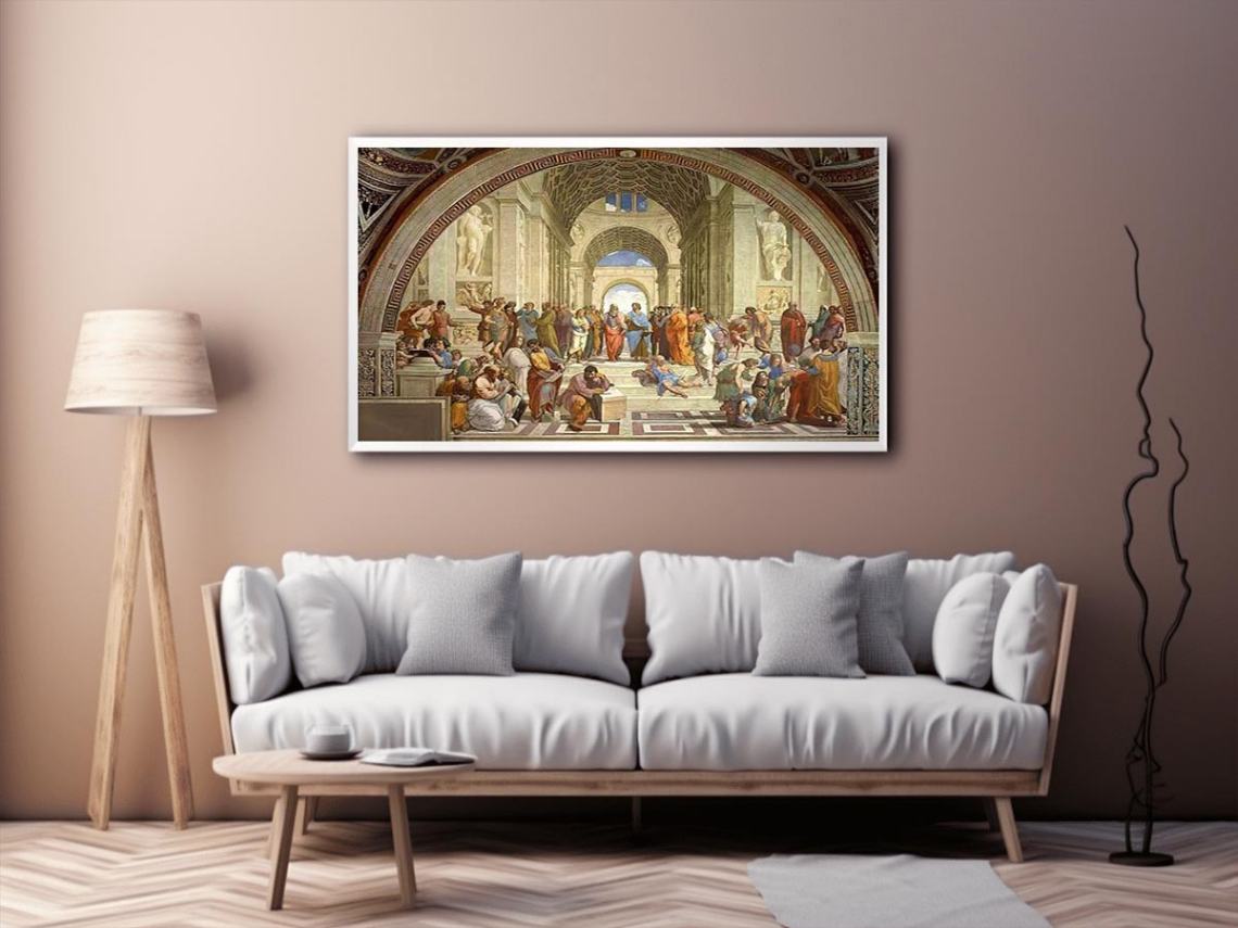 The School of Athens by Raphael Painting 